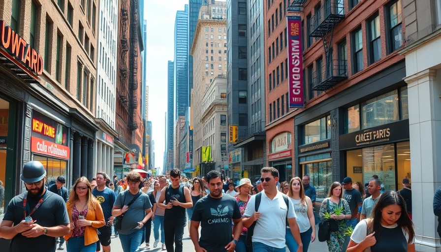 New York cannabis consumers on busy urban street, exploring legal challenges.