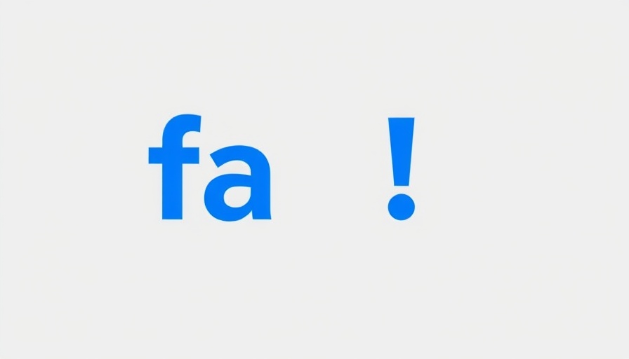Minimalist typographic design with 'fa!' in blue.