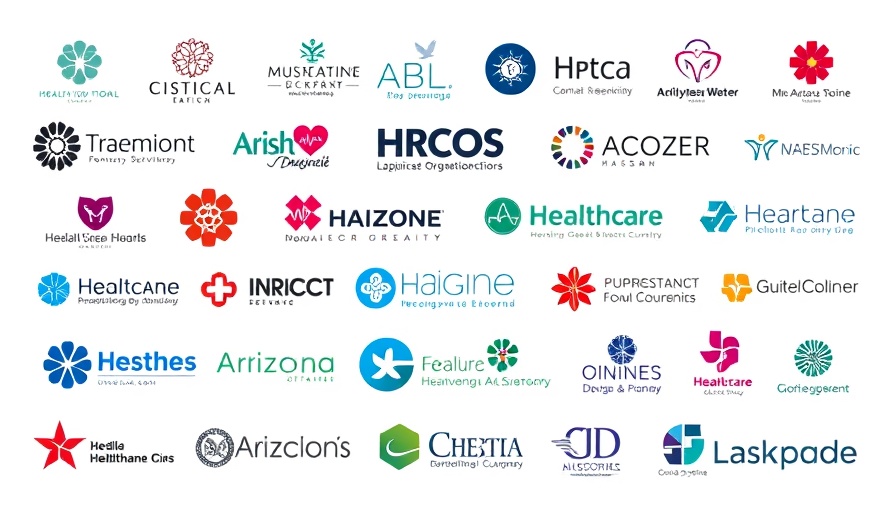 Logos of Arizona healthcare and service agencies.