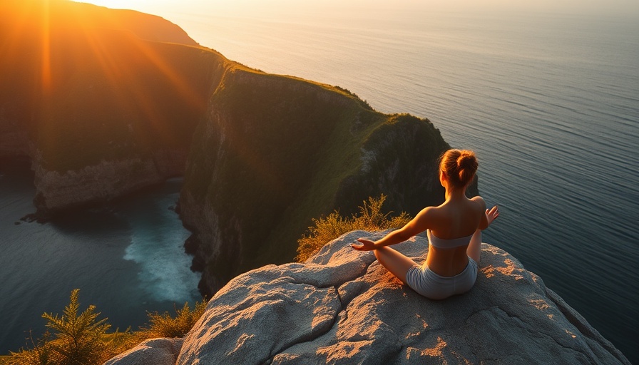 Serene yoga session at sunrise for healthy living.