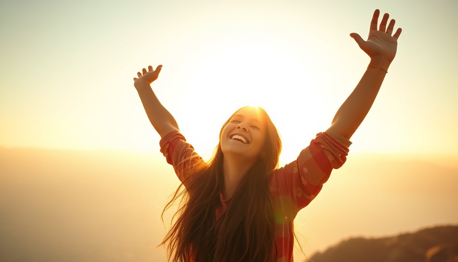 State of Stigma Report BetterHelp - Joyful woman embracing sunlight