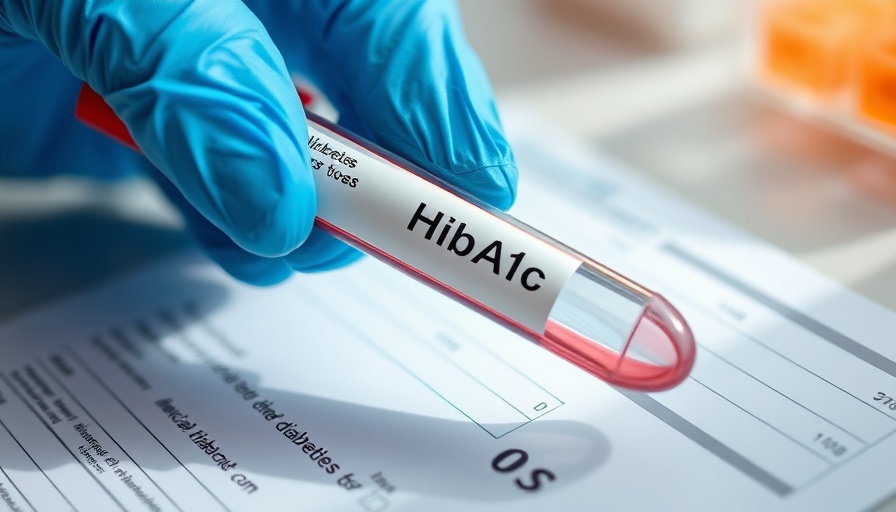 Blood test for HbA1c indicating high A1c variability in diabetes.