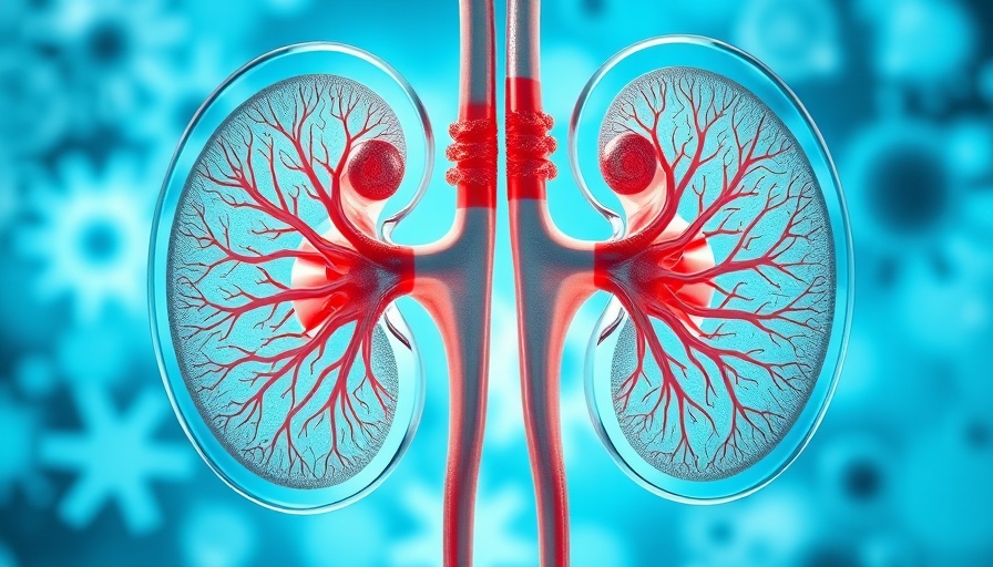 Valacyclovir toxicity effect on kidneys illustration.