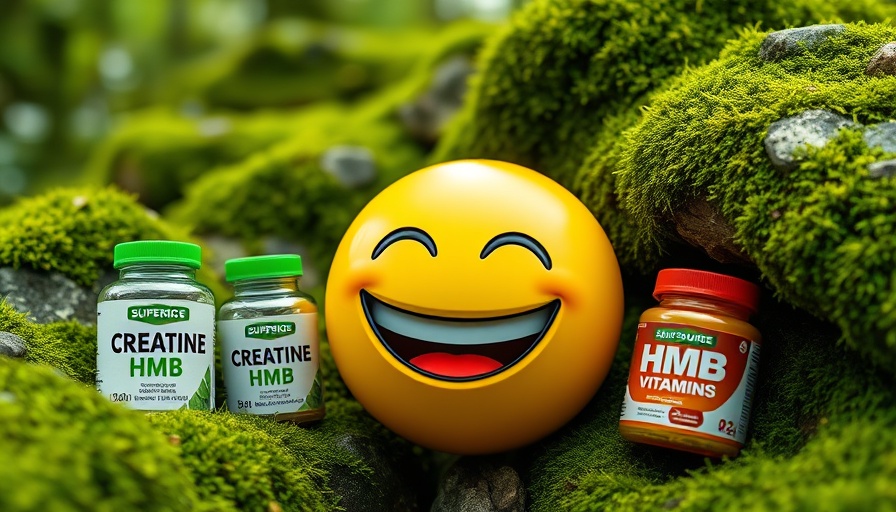 Superior Source Vitamins with smiling emoji in vibrant forest scene.