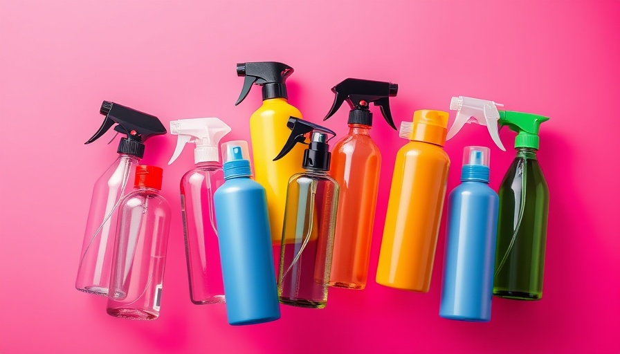 Assorted hairspray bottles for all textures on vibrant pink background.