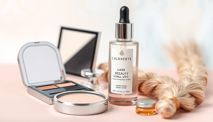 Women's beauty techniques: makeup, serum, and braid.