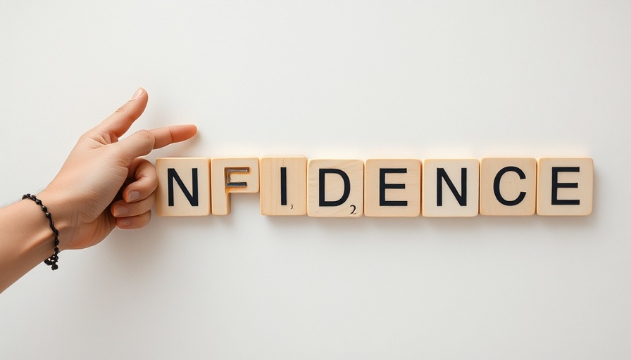 Artistic tile arrangement spelling 'CONFIDENCE', highlighting womens beauty techniques.