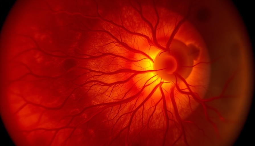 Lamivudine diabetic macular edema shown on retinal image.