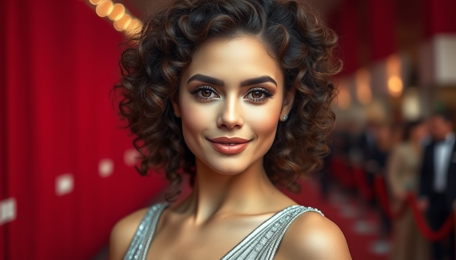 Elegant person in glamorous attire showcasing beauty tips.