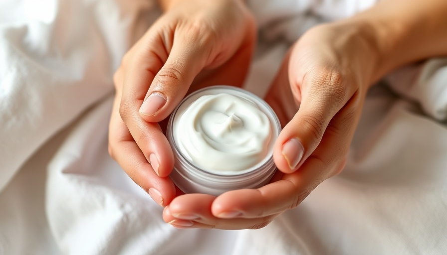 Hands applying cream in soft lighting for best wrinkle moisturizers and treatments.