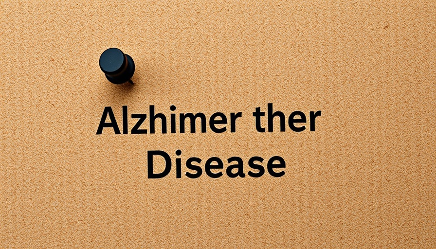 Corkboard with Alzheimer's Disease text pinned, highlighting Tirzepatide neuroprotective benefits.