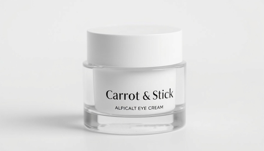 Best eye cream for bags for men in clear jar with white lid.