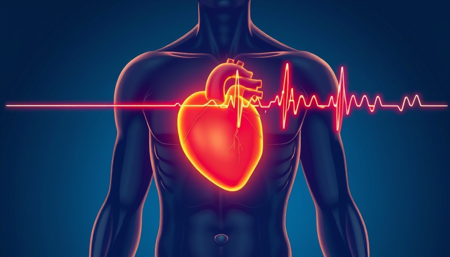 Illustration of leadless pacemakers in a human heart for heart patients