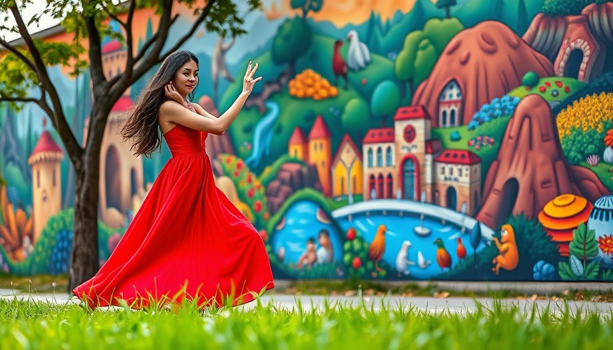 Saskatoon weekend activities with colorful mural and vibrant art.