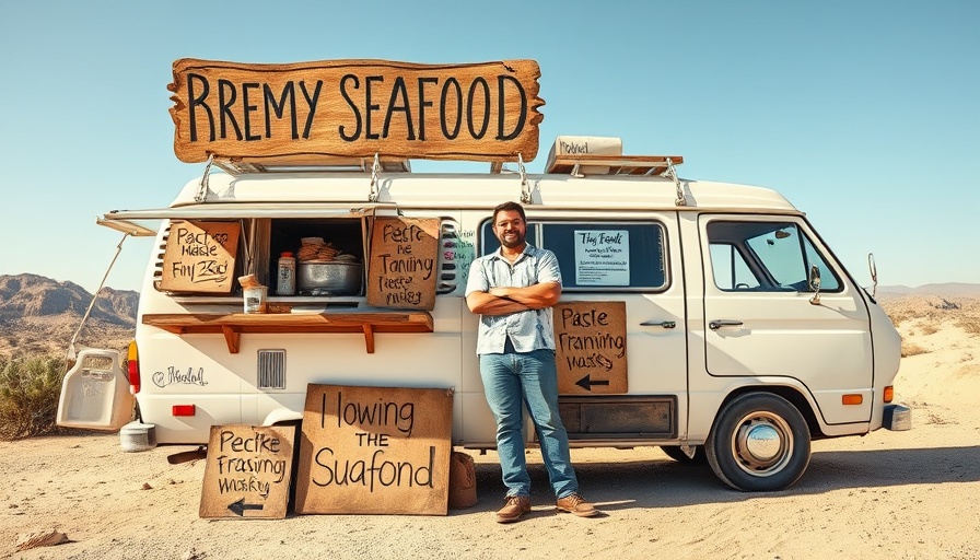 Impact of tariffs on local businesses evident in roadside seafood stand