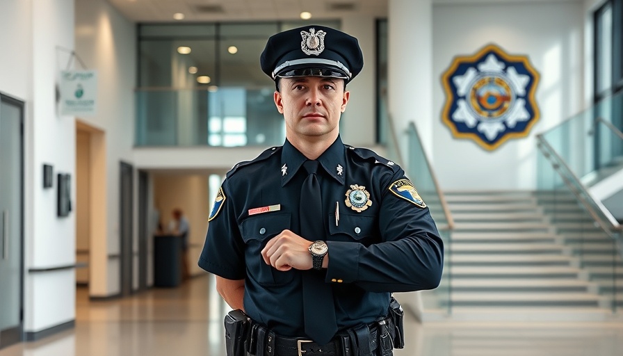 Police officer supporting youth crime initiatives in Saskatoon.