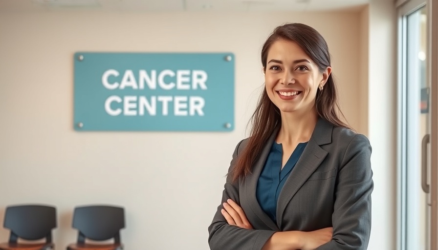 Woman smiling at Saskatchewan Cancer Agency, representing cancer treatment.