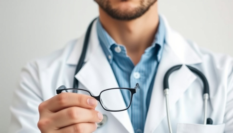 Doctor in white coat symbolizes senior residency up to age 50.