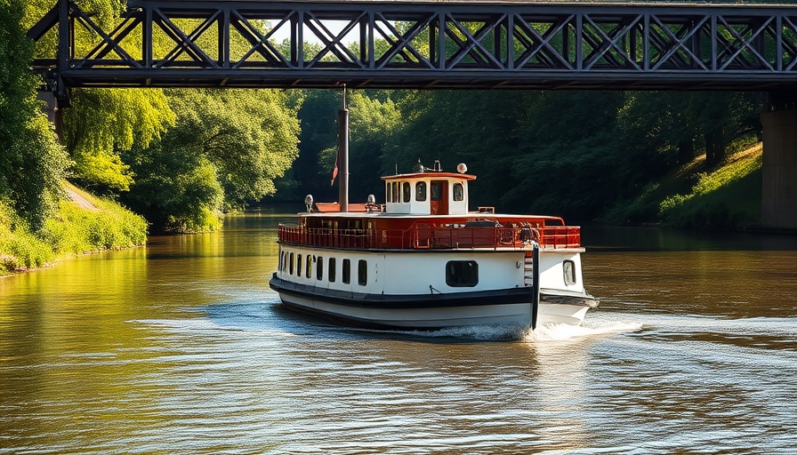 Saskatoon riverboat cruise on a sunny day