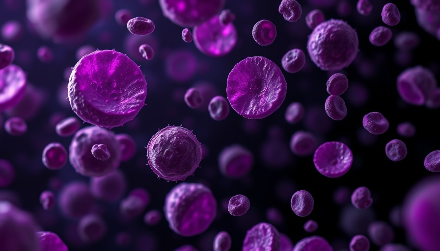 Microscopic view of blood cells representing targeted therapies for blood cancer