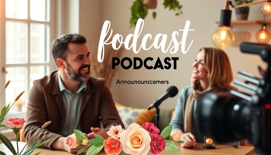 Goddess Awakening podcast announcement with host and guest, vibrant design.