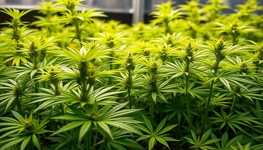 Nature's Heritage cannabis genetics flourishing in a lush indoor garden.