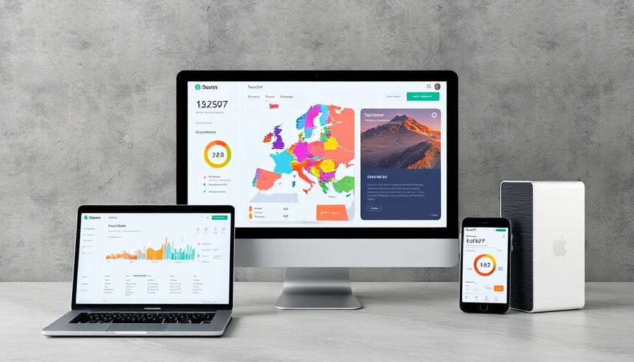 Next-Gen platform interface on devices for tracking European cannabis trends.