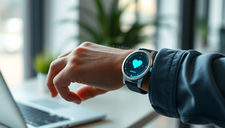 Future smartwatch displaying health data, cost of health optimization concept.