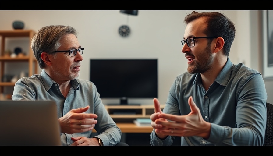 Two people in a video call discussing cannabis industry compliance.