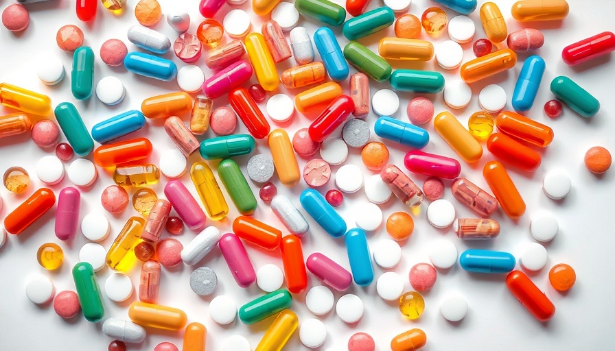 Assorted medication capsules for Non-Alcoholic Fatty Liver Disease treatment.