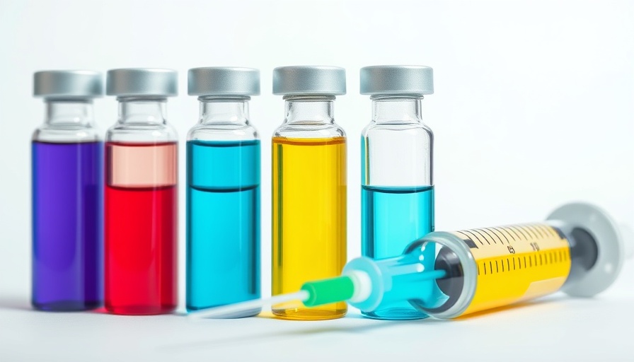 Sterile medical vials and syringe, dissociative anesthetics context