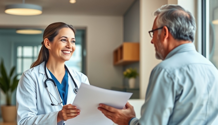 Doctor consulting woman on weight loss before IVF in bright office.
