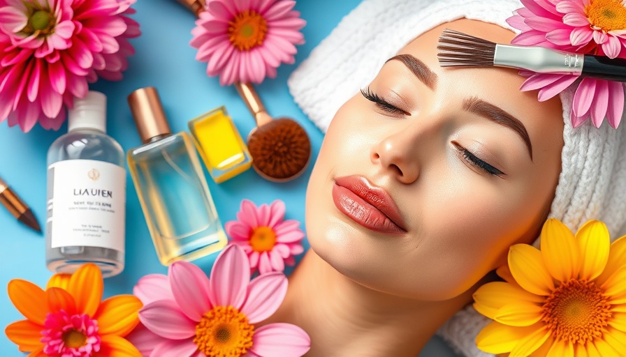 Collage showcasing women's beauty techniques and skincare.