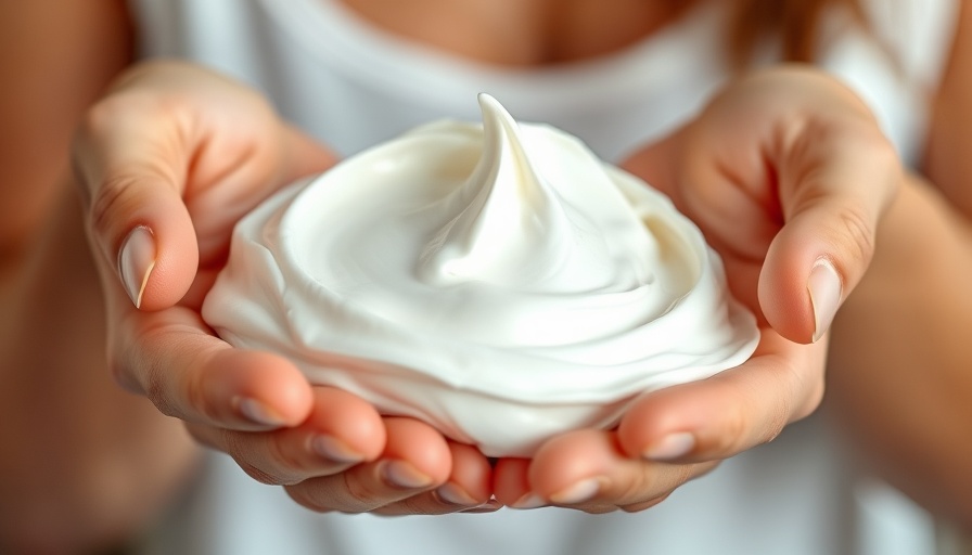 Applying whipped sunscreen close-up FDA Warning on Whipped Sunscreens