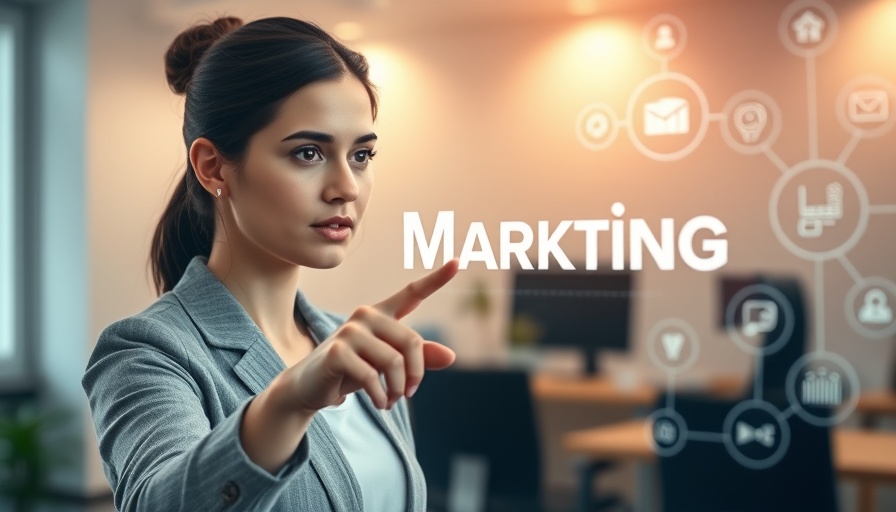 Young woman exploring spa marketing ideas.