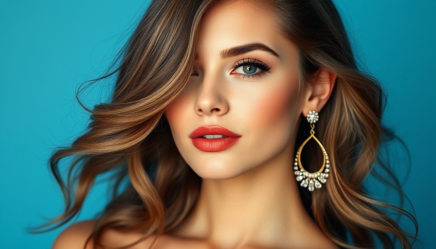 Elegant woman showcasing the faded French manicure trend.