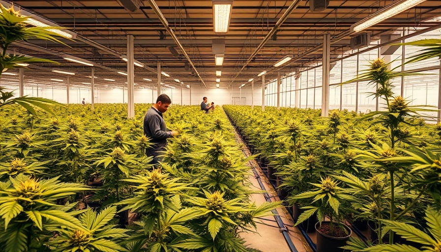 Advanced cannabis cultivation facility with must-have technologies for efficient growth.