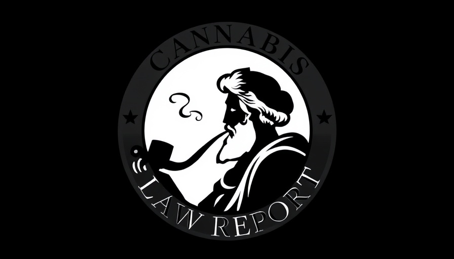 Cannabis Law Report logo featuring a silhouette smoking