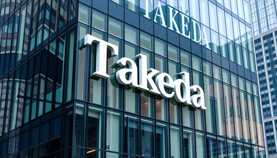 Takeda building showcasing logo for Vonvendi FDA approval