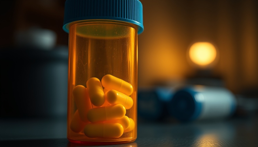 Prescription pill bottle emphasizing substance abuse prevention strategies