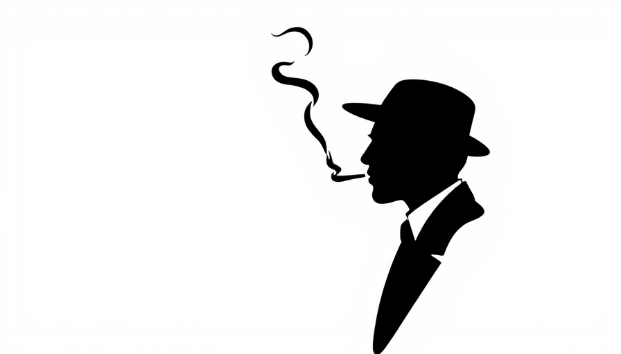 Cannabis industry state laws logo with elegant silhouette.
