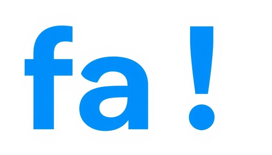 Bold blue 'fa!' logo on a neutral background.