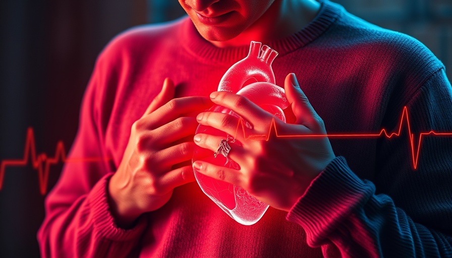 Ivabradine and myocardial injury concept showing heart stress.