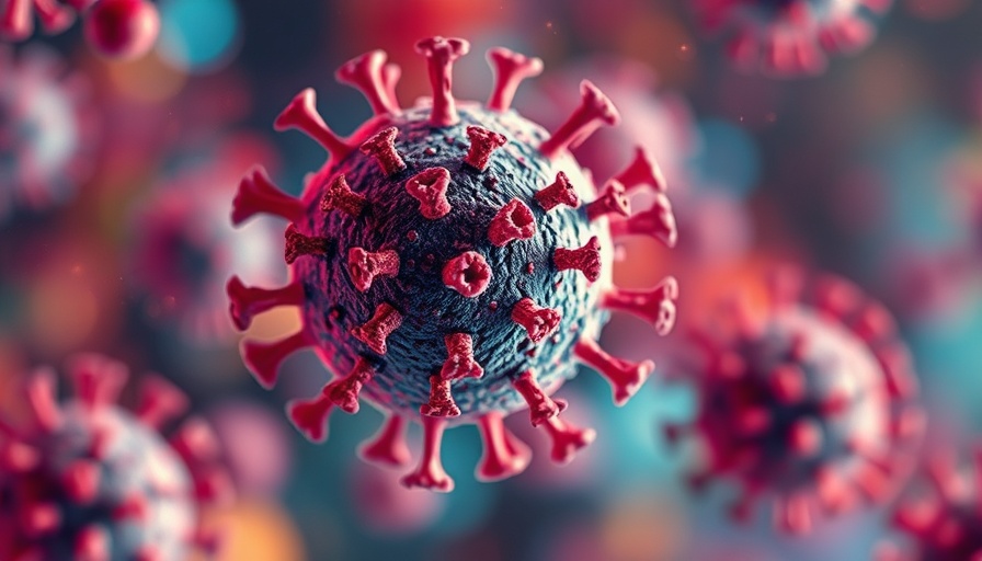 High-resolution image of measles virus, Michigan Measles Case 2025.
