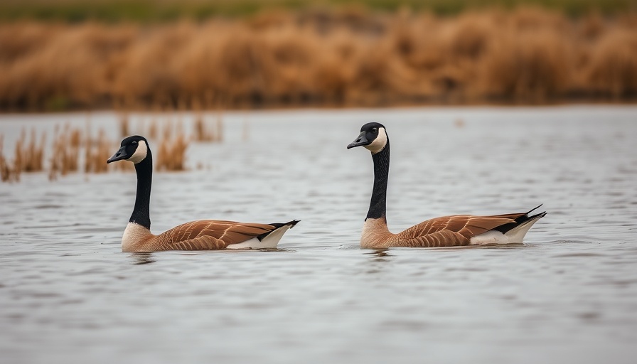 Protect Michigan Goose Population from Euthanasia - Canadian geese swimming in lake