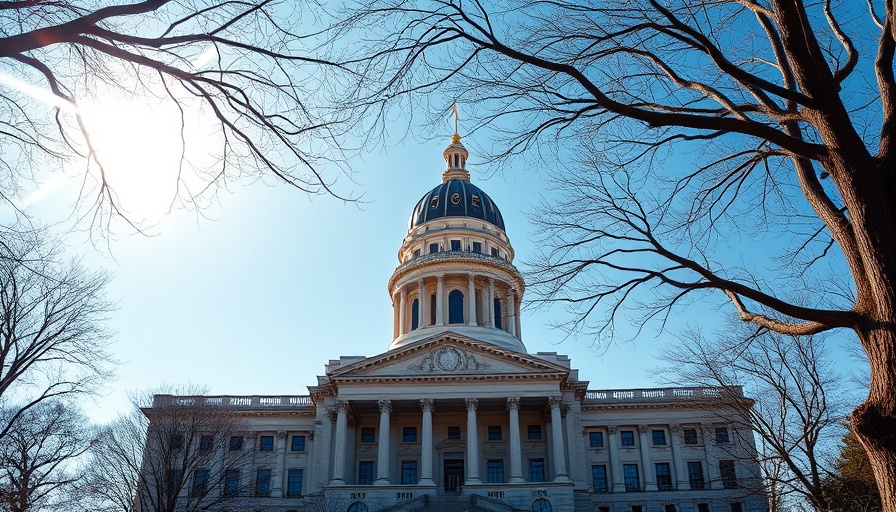 Historic Michigan State Capitol building under a clear sky