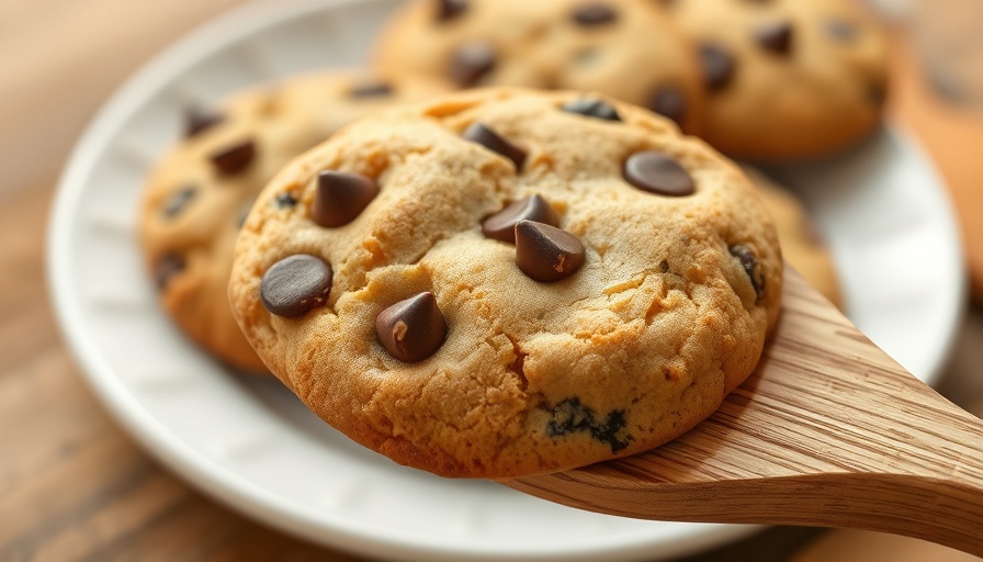 Delicious Toll House chocolate chip cookie recipe up close.