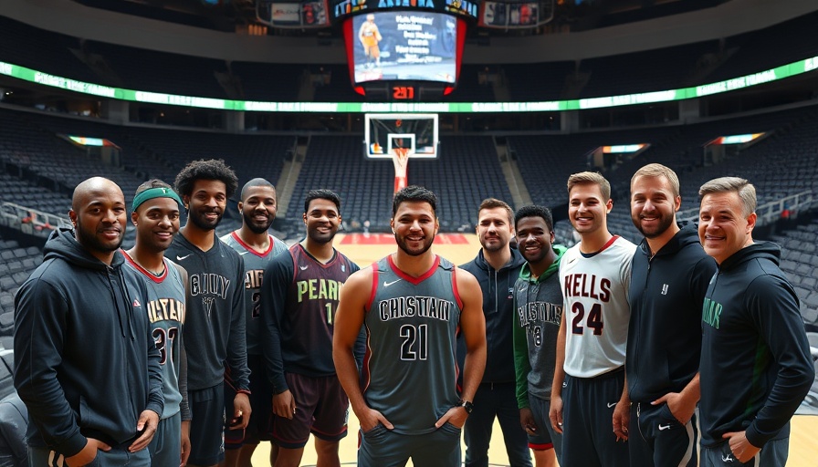 Basketball event at Little Caesars Arena showcasing Italian Community Heritage.