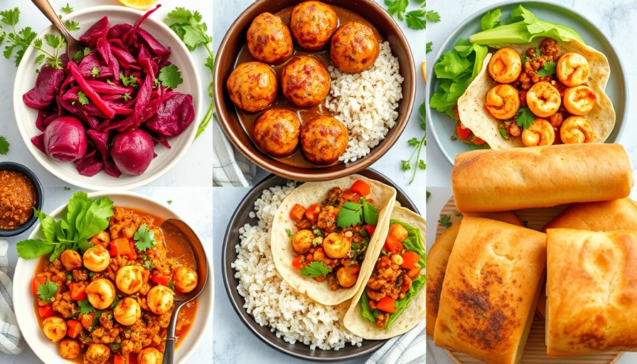 Vibrant weekly meal plan with healthy home-cooked dishes, Apr 21.