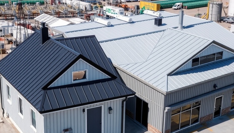 Comparison of standing seam roofing vs. metal roofing on buildings.